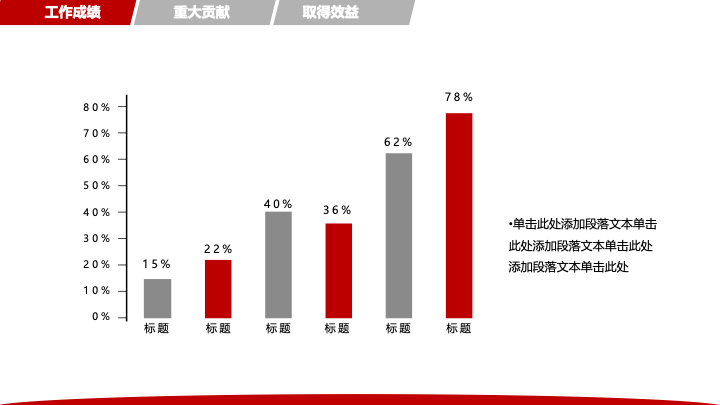 红白灰简约商务年终总结PPT模板 - 新年计划工作汇报PowerPoint 红白灰简约商务年终总结PPT模板 - 新年计划工作汇报PowerPoint